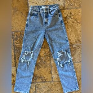 Light Wash Ripped Social Tourist Jeans